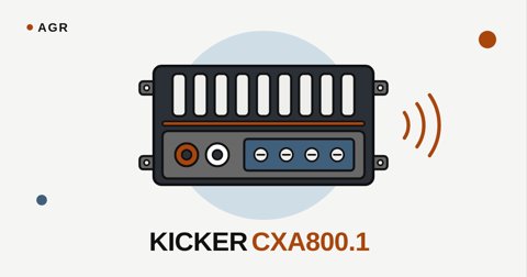 KICKER CXA800.1 Review: 800 W Class D Mono Amp With 1-Ohm Stability